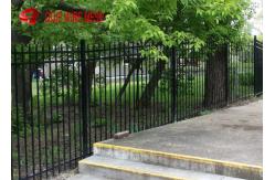 China Black Wire Mesh Fence Panels Aluminium Spear Top Fencing For Residential Use supplier