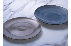 China Hand Painted irregular Ceramic Dinner Sets 16Pc For Wedding Party supplier