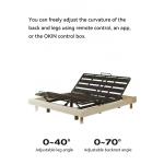 Black Intelligent Folding Adjustable Bed Remote Control With 3 Adjustable Positions