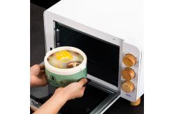 China 3-layer Plastic Bento Lunch Box Microwaveable And Insulated Round Lunch Box supplier