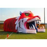 Giant Inflatable Tiger Tunnel, Infaltable Tunnel For Outdoor Advertising for sale