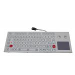 USB cable with 12 FN keys panel mounted keyboard with rugged touchpad for sale