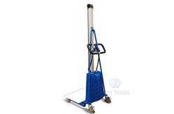 China Automatic Hydraulic Stacker Handling Tools Electric Work Positioner Lift Truck 550lb Capacity supplier