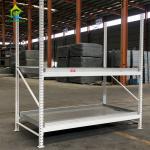 Modern 2 Tier 4X8Ft Mobile Vertical Grow Racks Dripping System for sale