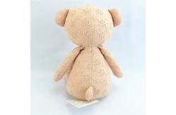 China ODM OEM Animal Toys Joint Moving Bear Brown Pattern Plush Bear Toys 25cm supplier