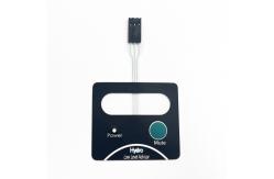 China Customizable PET Membrane Switches Excellent Electrical Insulation Tactile Membrane Switch Keypad supplier