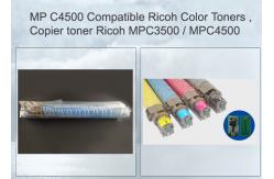 China Compatible Ricoh Cyan Printer Toner Cartridge For Use In Ricoh MPC3500 / MPC4500 supplier