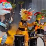 Customized Animatronic Dinosaur Band For Amusement Park for sale
