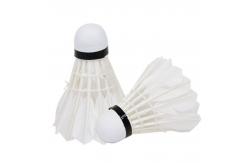 China Durable Badminton Training Shuttlecock 2 Layer Eco Friendly Goose Feather Shuttlecock supplier