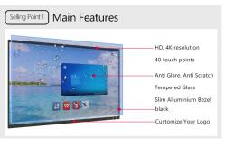 China 65 75 86 Inch Android 14 Whiteboard Interactive Smart Whiteboard Interactive Touch Panel supplier
