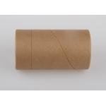 Brown High Grade Paper Cans Packaging Empty Kraft Paper Cylinder Containers For Craft for sale
