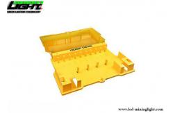 China Unfilled Plastic PP Padlock Lockout Station With Cover supplier