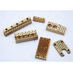 Tin - Copper Cast Bronze Bearings Slide Block Anti Abrasion For Transportation Machines for sale
