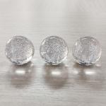 Customized Clear Glitter Ball Shiny Arylic Ball Glitter Powder Resin ball