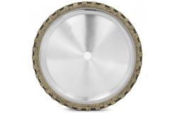 China Outer Segmented Metal Bonded Diamond Grinding Wheels For Glass Beveling Machine supplier