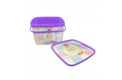 China 2L Square Plastic Tub Impact Resistance and Durable Design for Heavy Duty supplier