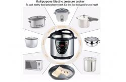 China 5 Litre All In One Pressure Cooker Slow Cooker 10 QT Temperature Adjustable supplier