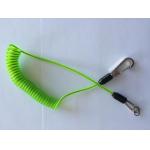 Transparent green spring string coil lanyard semi-finished coiled tether leash holders