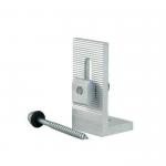 Silver Aluminum Mid End Clamps Solar System Components for Solar Structure Systems for sale