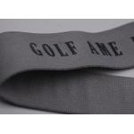45mm Custom Garments Cotton Elastic Band With Shiny Silicone Logo