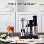 Powerful 1000W Stick Hand Blender 3 In 1 With 80% Sharper Blades for sale