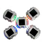 Road Safety Stud Solar Powered Cast Aluminum Embedded LED for Visible Road Indication for sale