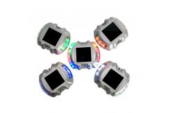 China High Visibility G105 Solar LED Aluminium Round Road Stud for Pedestrian Crossing supplier