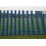 China D And W Pale Green Powder Coating Steel Palisade Fence Panel 1.8m for sale