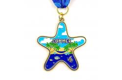 China Die Casting Star Shaped Personalized Medal With Lacquer Baked supplier