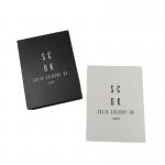 Custom Tin and Packaging Box for Luxury Black and White Solid Cologne for Men Perfume for sale