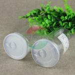 Recyclable Round Tea Sugar 500ml Clear Pet Jars