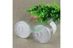 China Silk Printing Cookies Easy Open 380ml Clear Pet Jars supplier