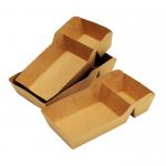 Waterproof Corrugated Cardboard Takeaway Containers Custom Logo for sale