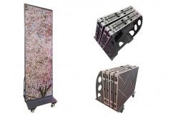 China Folding Poster LED Screen 60cm Height Convenient Small Space Light Weight supplier