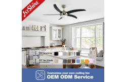 China 53.4w Modern LED Ceiling Fan 3 Speed Choice With Reversible Motor supplier