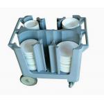 Custom Rotational Molding Dish Cart with Strong Chemical Resistance for sale