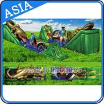 39'L Inflatable Giant High Grade Cartoon Painting Alligator Slide/Inflatable Alligator Slide for sale