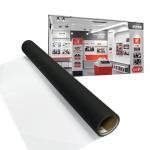 Black Back Backdrop Textiles 100% Polyester Fabric 260gsm For Exhibition and Display for sale