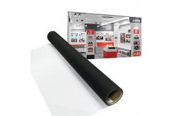 China Black Back Backdrop Textiles 100% Polyester Fabric 260gsm For Exhibition and Display supplier