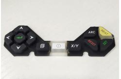 China Custom Oscilloscope Silicone Rubber Keypads supplier