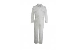 China 280GSM Twill 3/1 Flame Retardant Coverall Multi Pockets Light Gray supplier