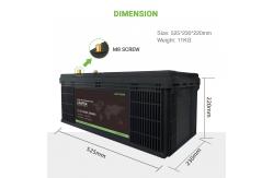 China LiFePO4 Solar Lithium Motorhome Batteries 12v 300ah For Caravan Electric Vehicles supplier
