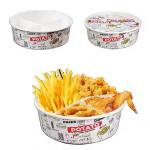 Custom Biodegradable Burger Box Folders for Fast Food Takeaway Packaging Free Sample