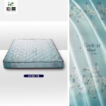 Blue Printable 65g-100g Polyester Jacquard Mattress Fabric Shrink Resistant for sale