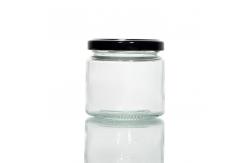 China High Quality Customized Glass Jar Food Grade Storage Jar With Aluminum Lid supplier