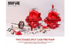 China SCF300-250-500 Powerful Diesel Engine Fire Pump With 5000gpm Flow And132-218PSI UL NFPA20 Horizontal Split Case 12x10 supplier
