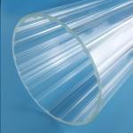 Transparent Customized Large Diameter Quartz Tube Vase Inner Shape