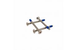 China Sample Custom Plum Glue Screw Hexagon External Blue Glue Locking Bolt supplier