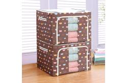 China Odorless Fabric Covered Storage Boxes , Dustproof Clothes Storage Bins ISO9001 supplier