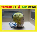 High Precision EEG Electrode Cap With Different Sensor Electrodes 16 ~ 128 Channel for sale